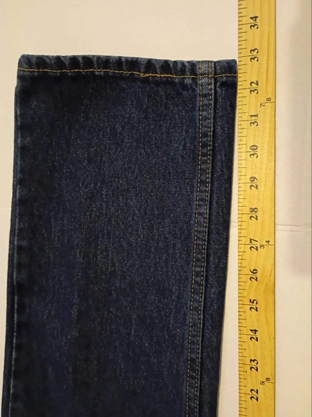 Levi's Men's 505 Straight Fit Dark Indigo Jeans Size 36/34
